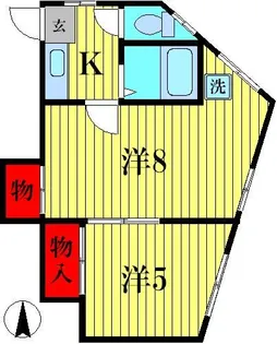 コーポ平井【3階】の間取り
