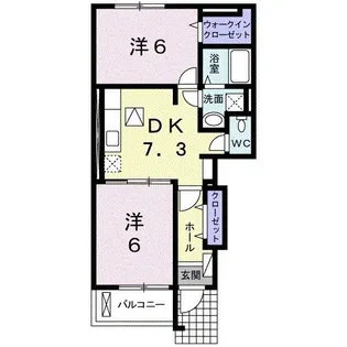 グレース新生【1階】の間取り