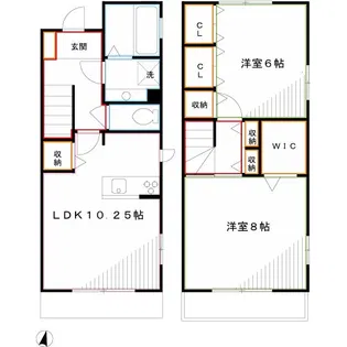 ソレイユ・ルヴァンB棟の間取り