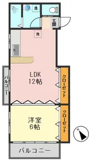 中村レジデンス【3階】の間取り