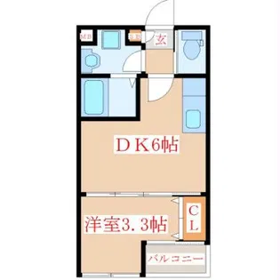 アステリスク姶良【1階】の間取り