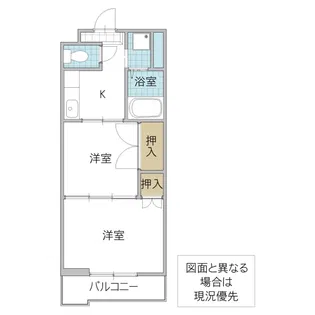 栄國マンション【2階】の間取り