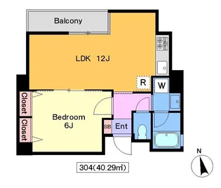 第三ローヤル上鷺【3階】の間取り