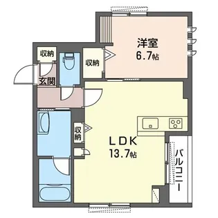 コンブリッサV【3階】の間取り
