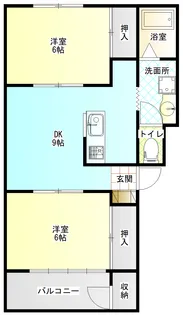 ヴェルドミールN【1階】の間取り