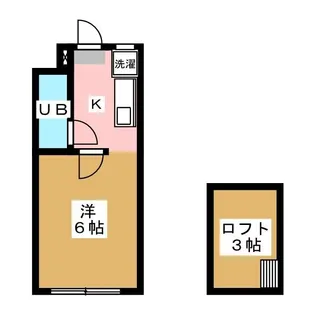 ビーナスフォート【1階】の間取り