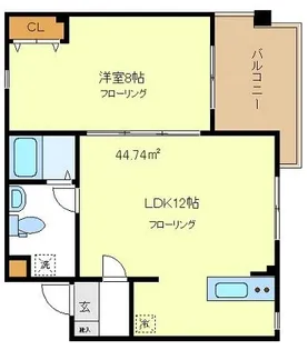 カノン根津【3階】の間取り