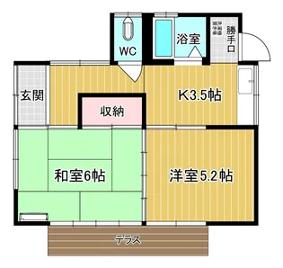 栃木県鹿沼市幸町2【一戸建】の間取り