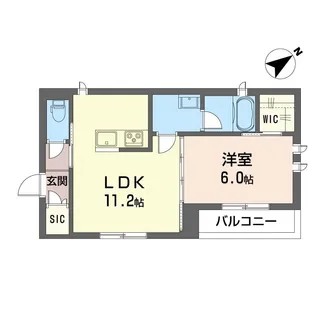 アルフラット【3階】の間取り