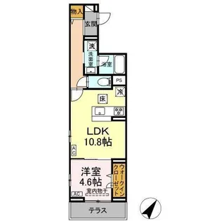 東京都江戸川区南篠崎町2【マンション】の間取り