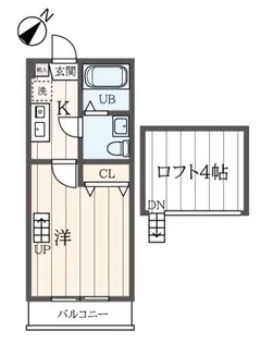 ソリッド屏風浦弐番館【2階】の間取り