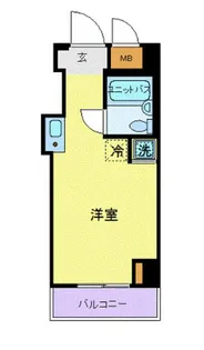 メインステージ新丸子駅前【3階】の間取り