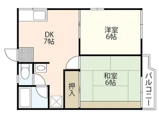 フォーブル清水【2階】の間取り