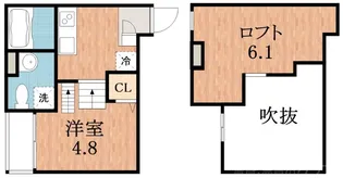 Grand Jete 天王寺東【1階】の間取り