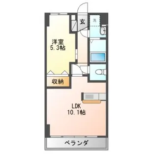 アーバンヒルズ城山1号館【7階】の間取り