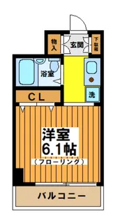 東京都杉並区方南2【マンション】の間取り