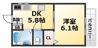 レックインひよどり【2階】の間取り