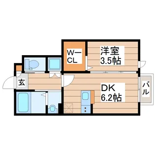 Winpy小田原(ウィンピー)【1階】の間取り