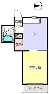 アカネスカイハイツ【2階】の間取り