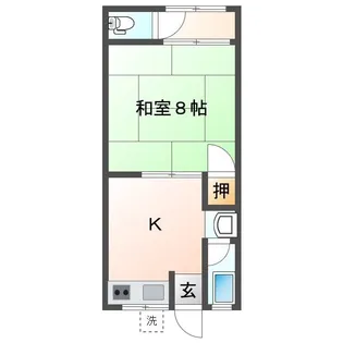 クレール【2階】の間取り