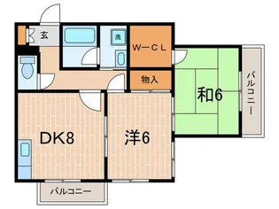 エボニーグローブ【1階】の間取り