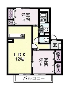 フィールド ヴィラ【2階】の間取り