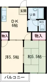 コーポ裕寄【2階】の間取り