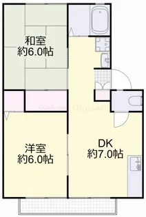ウィンディア湊II【2階】の間取り