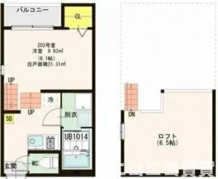 ハーモニーテラス岩切III【1階】の間取り