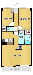 シャルマンコーポ桜井II【2階】の間取り