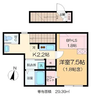 Casa Sicuro Aoto【2階】の間取り