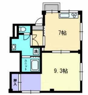 レジデンス牛田【2階】の間取り