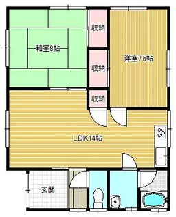 青森県八戸市高州2【一戸建】の間取り