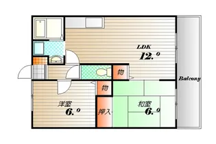 サウスヒル水谷【2階】の間取り