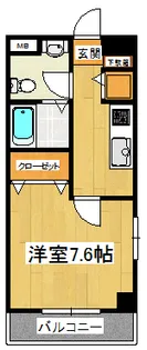Humanハイム船橋【6階】の間取り