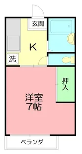 コーポニューリバー【1階】の間取り