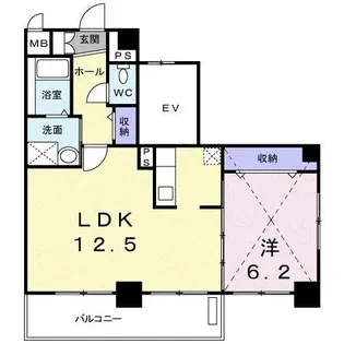 アルドーレ(Ardore)【5階】の間取り