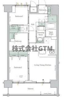 東京都台東区根岸5【マンション】の間取り