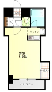 ベルソーレ山形【6階】の間取り