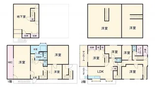 神奈川県川崎市麻生区高石4【一戸建】の間取り
