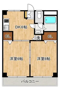 神谷マンション【5階】の間取り