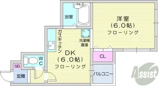 アヴニール【4階】の間取り