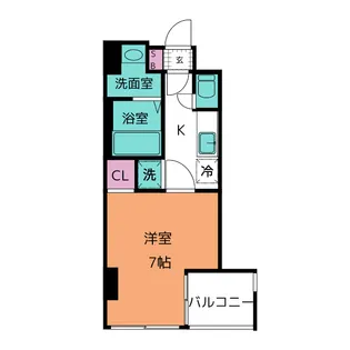 リエス鶴舞EAST TOWER【8階】の間取り