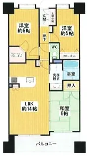 ジェネラス小倉センターステージ【4階】の間取り