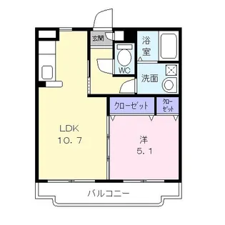 マエストロ明和【3階】の間取り