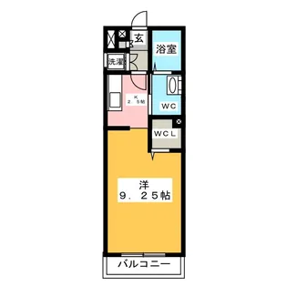 ユグランス北浦和【1階】の間取り