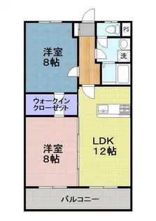レックスフォート北熊本【3階】の間取り