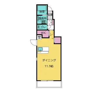 LUTAN下戸【1階】の間取り