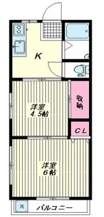 エクレールフジタ【3階】の間取り