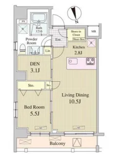 東京都千代田区神田錦町2【マンション】の間取り